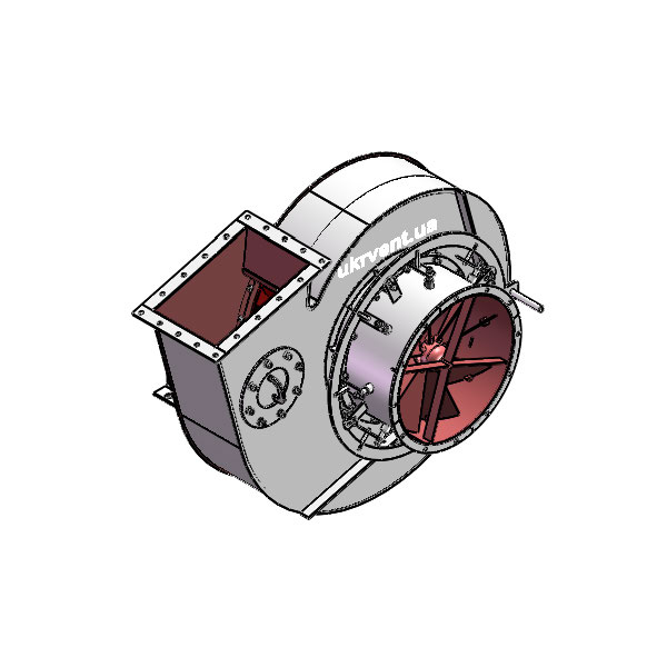 Вентилятор ВД167-37-8.1 (Dн)-1-Л75-ОН-ст3-1081-(без дв.)5,5-750-80-У2-(с НА)