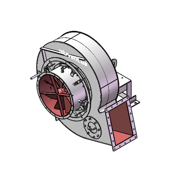 Вентилятор ВД167-37-8.1 (Dн)-1-Пр15-ОН-ст3-1081-(без дв.)5,5-750-80-У2-(с НА)