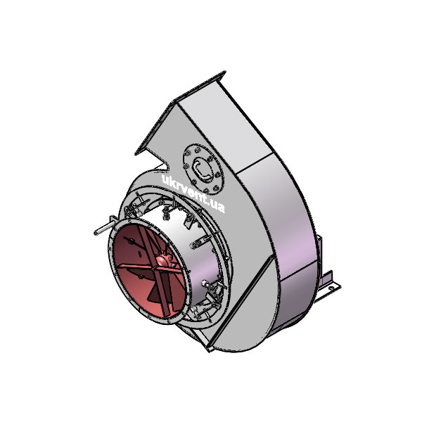 Вентилятор ВД167-37-8.1 (Dн)-1-Пр150-ОН-ст3-1081-(без дв.)5,5-750-80-У2-(с НА)