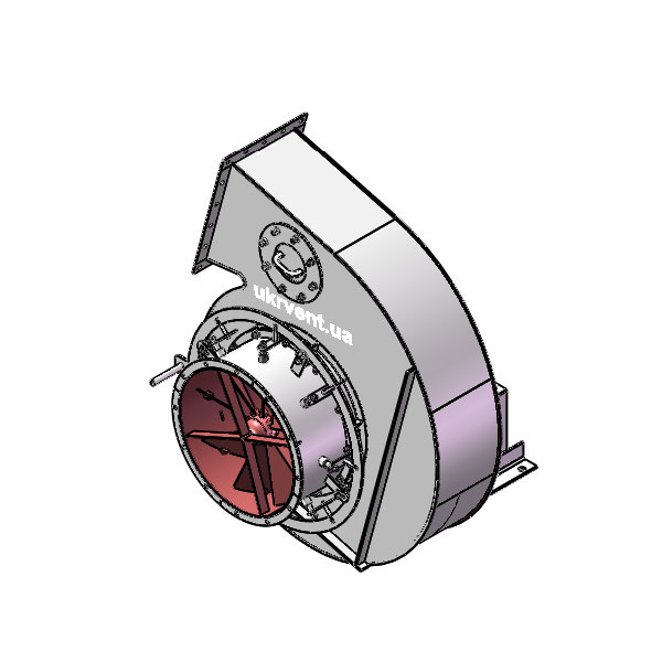 Вентилятор ВД167-37-8.1 (Dн)-1-Пр165-ОН-ст3-1081-(без дв.)5,5-750-80-У2-(с НА)
