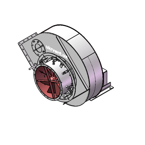 Вентилятор ВД167-37-8.1 (Dн)-1-Пр225-ОН-ст3-1081-(без дв.)5,5-750-80-У2-(с НА)