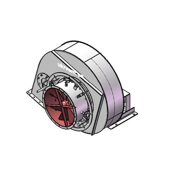 Вентилятор ВД167-37-8.1 (Dн)-1-Пр255-ОН-ст3-1081-(без дв.)5,5-750-80-У2-(с НА)