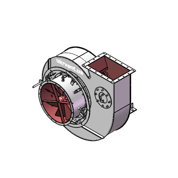 Вентилятор ВД167-37-8.1 (Dн)-1-Пр90-ОН-ст3-1081-(без дв.)5,5-750-80-У2-(с НА)