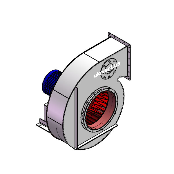 Вентилятор ВД167-37-8.1 (Dн)-1-Л180-ОН-ст3-1081-(з дв.)5,5-750-80-У2-(без НА)