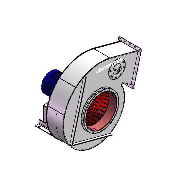 Вентилятор ВД167-37-8.1 (Dн)-1-Л195-ОН-ст3-1081-(з дв.)5,5-750-80-У2-(без НА)