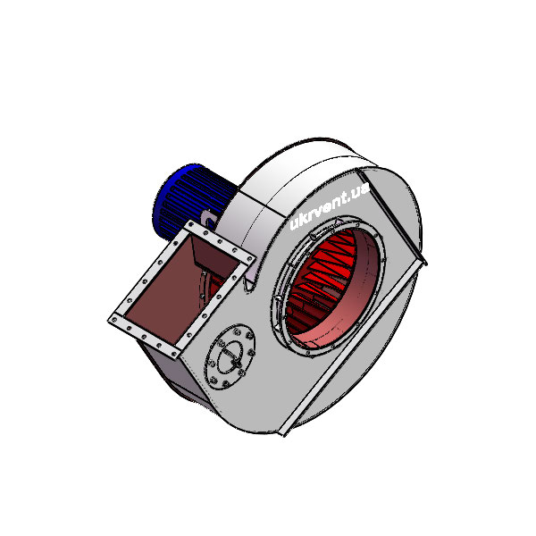Вентилятор ВД167-37-8.1 (Dн)-1-Л60-ОН-ст3-1081-(з дв.)5,5-750-80-У2-(без НА)