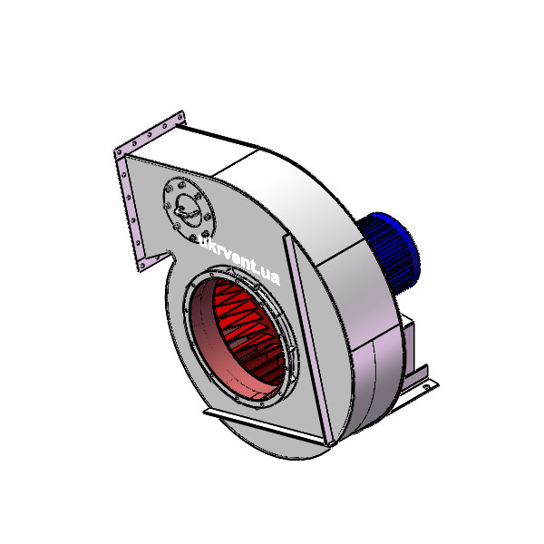 Вентилятор ВД167-37-8.1 (Dн)-1-Пр195-ОН-ст3-1081-(з дв.)5,5-750-80-У2-(без НА)