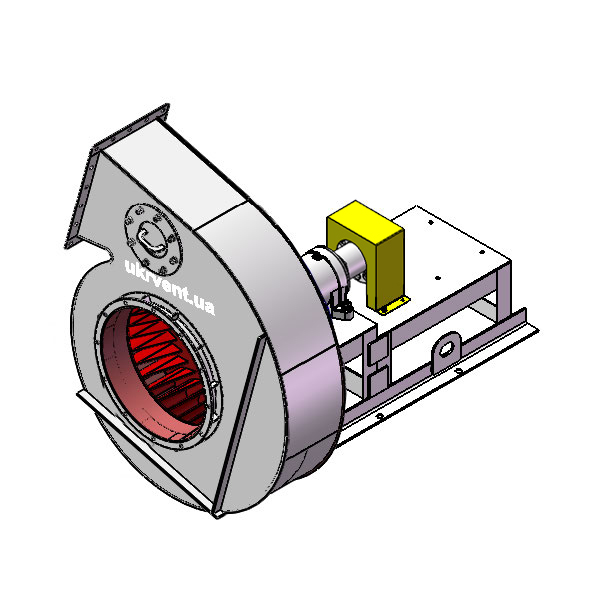 Вентилятор ВД167-37-8.1 (Dн)-3-Пр165-ОН-ст3-1081-(без дв.)7,5-1000-80-У2-(без НА)