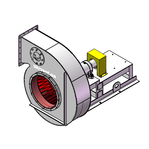 Вентилятор ВД167-37-8.1 (Dн)-3-Пр180-ОН-ст3-1081-(без дв.)7,5-1000-80-У2-(без НА)