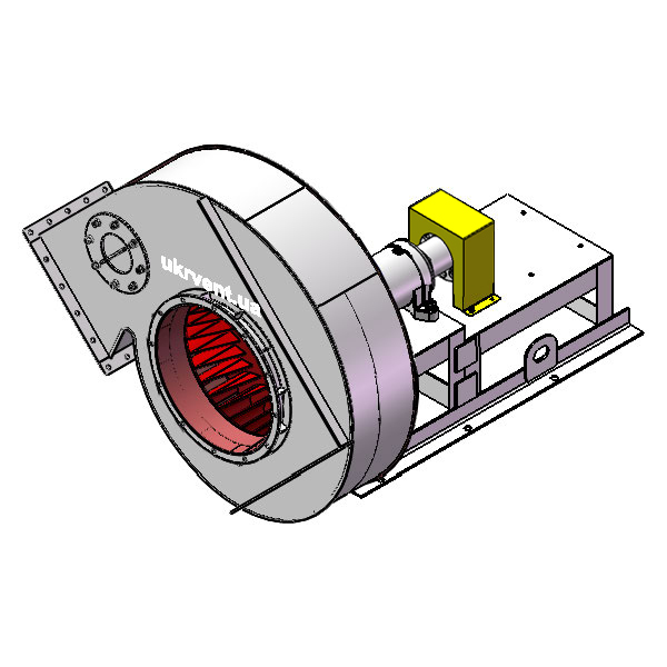 Вентилятор ВД167-37-8.1 (Dн)-3-Пр225-ОН-ст3-1081-(без дв.)7,5-1000-80-У2-(без НА)