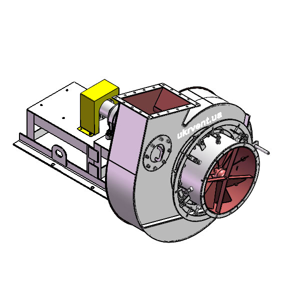 Вентилятор ВД167-37-8.1 (Dн)-3-Л105-ОН-ст3-1081-(без дв.)5,5-750-80-У2-(с НА)