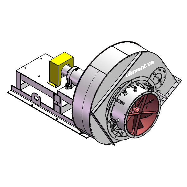 Вентилятор ВД167-37-8.1 (Dн)-3-Л240-ОН-ст3-1081-(без дв.)5,5-750-80-У2-(с НА)