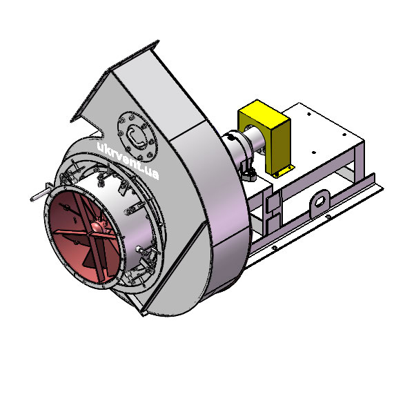 Вентилятор ВД167-37-8.1 (Dн)-3-Пр150-ОН-ст3-1081-(без дв.)5,5-750-80-У2-(с НА)