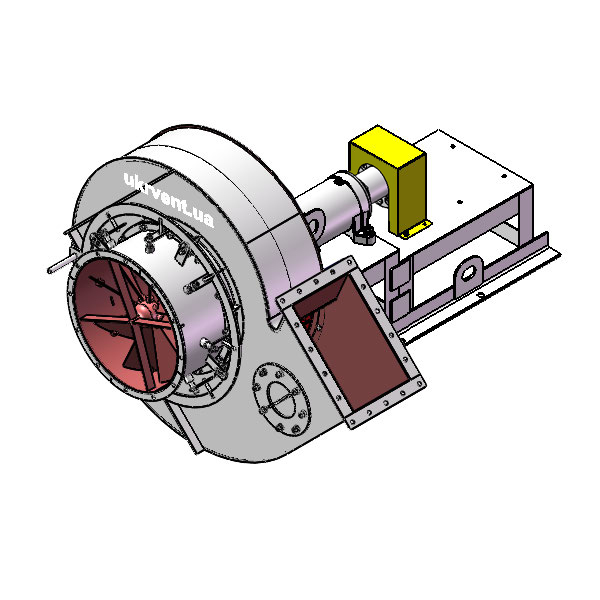 Вентилятор ВД167-37-8.1 (Dн)-3-Пр45-ОН-ст3-1081-(без дв.)5,5-750-80-У2-(с НА)