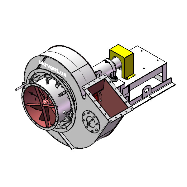 Вентилятор ВД167-37-8.1 (Dн)-3-Пр60-ОН-ст3-1081-(без дв.)5,5-750-80-У2-(с НА)