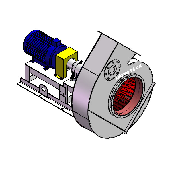 Вентилятор ВД167-37-8.1 (Dн)-3-Л135-ОН-ст3-1081-(з дв.)5,5-750-80-У2-(без НА)