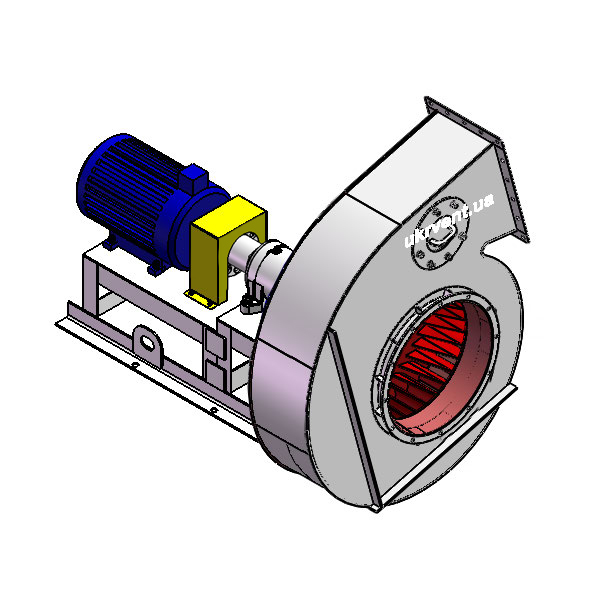 Вентилятор ВД167-37-8.1 (Dн)-3-Л165-ОН-ст3-1081-(з дв.)5,5-750-80-У2-(без НА)