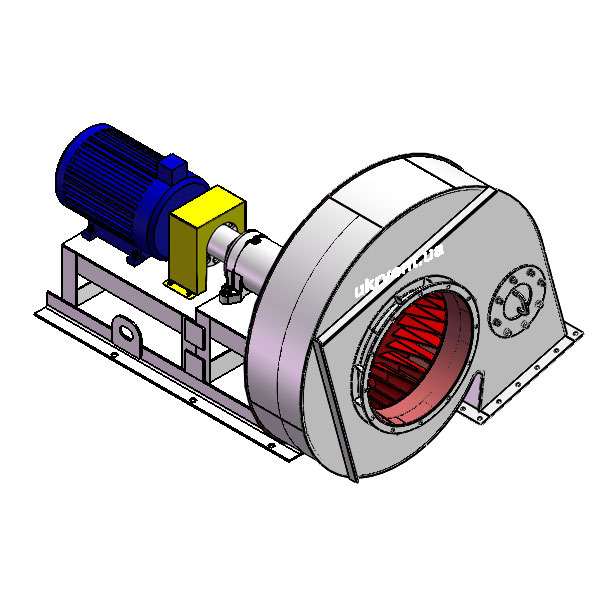 Вентилятор ВД167-37-8.1 (Dн)-3-Л255-ОН-ст3-1081-(з дв.)5,5-750-80-У2-(без НА)