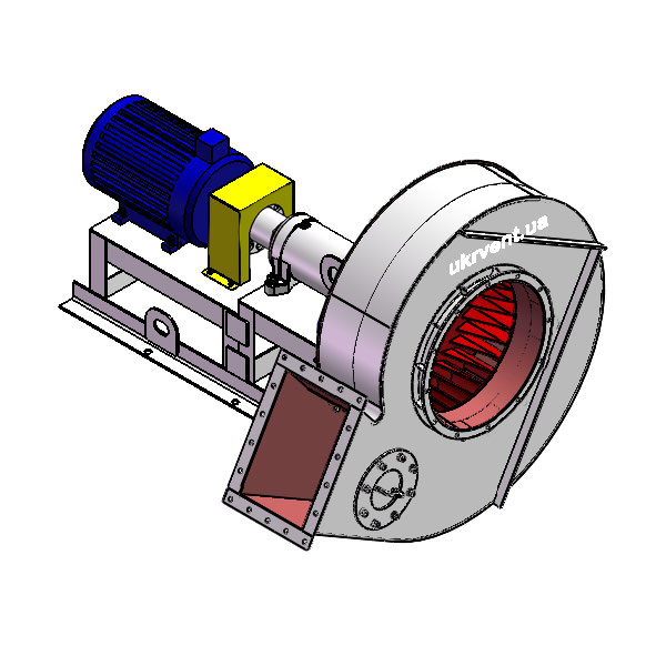 Вентилятор ВД167-37-8.1 (Dн)-3-Л30-ОН-ст3-1081-(з дв.)5,5-750-80-У2-(без НА)