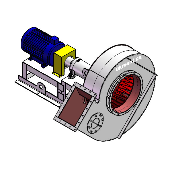Вентилятор ВД167-37-8.1 (Dн)-3-Л45-ОН-ст3-1081-(з дв.)5,5-750-80-У2-(без НА)