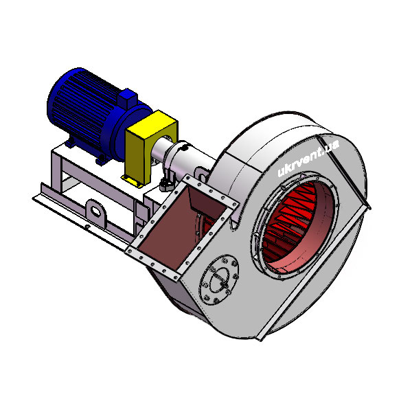 Вентилятор ВД167-37-8.1 (Dн)-3-Л60-ОН-ст3-1081-(з дв.)5,5-750-80-У2-(без НА)