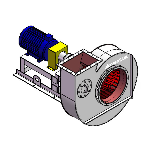 Вентилятор ВД167-37-8.1 (Dн)-3-Л90-ОН-ст3-1081-(з дв.)5,5-750-80-У2-(без НА)