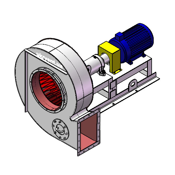 Вентилятор ВД167-37-8.1 (Dн)-3-Пр0-ОН-ст3-1081-(з дв.)5,5-750-80-У2-(без НА)