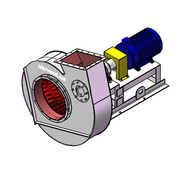 Вентилятор ВД167-37-8.1 (Dн)-3-Пр105-ОН-ст3-1081-(з дв.)5,5-750-80-У2-(без НА)