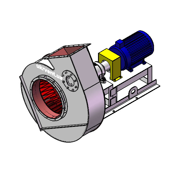 Вентилятор ВД167-37-8.1 (Dн)-3-Пр120-ОН-ст3-1081-(з дв.)5,5-750-80-У2-(без НА)