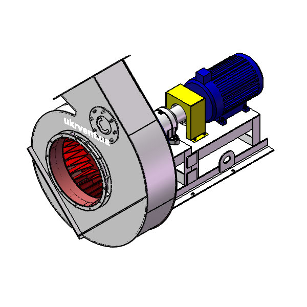 Вентилятор ВД167-37-8.1 (Dн)-3-Пр135-ОН-ст3-1081-(з дв.)5,5-750-80-У2-(без НА)