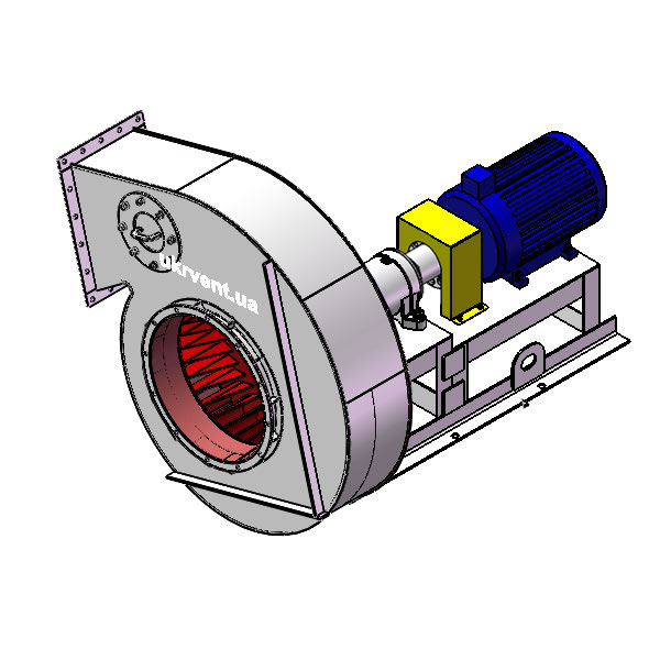 Вентилятор ВД167-37-8.1 (Dн)-3-Пр195-ОН-ст3-1081-(з дв.)5,5-750-80-У2-(без НА)