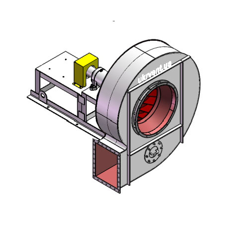 Вентилятор ВДН-10.1 (Dн)-3-Л0-ОН-ст3-1081-(без дв.)11-1000-80-У2-(без НА)