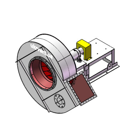 Вентилятор ВДН-10.1 (Dн)-3-Пр45-ОН-ст3-1081-(без дв.)11-1000-80-У2-(без НА)