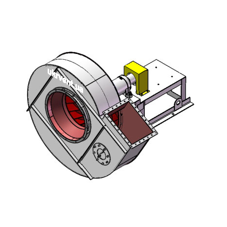 Вентилятор ВДН-10.1 (Dн)-3-Пр60-ОН-ст3-1081-(без дв.)11-1000-80-У2-(без НА)
