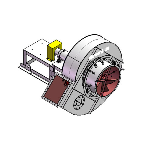 Вентилятор ВДН-10.1 (Dн)-3-Л45-ОН-ст3-1081-(без дв.)11-1000-80-У2-(з НА)