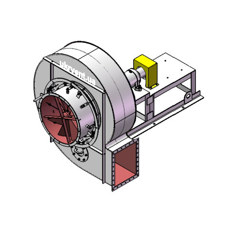 Вентилятор ВДН-10.1 (Dн)-3-Пр0-ОН-ст3-1081-(без дв.)11-1000-80-У2-(з НА)