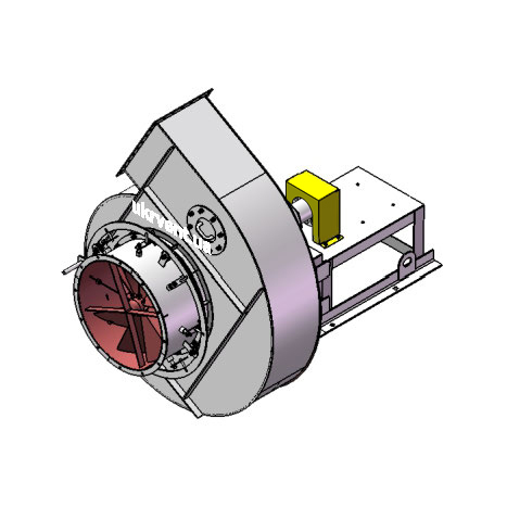 Вентилятор ВДН-10.1 (Dн)-3-Пр150-ОН-ст3-1081-(без дв.)11-1000-80-У2-(з НА)