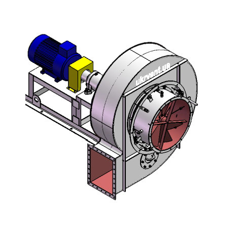 Вентилятор ВДН-10.1 (Dн)-3-Л0-ОН-ст3-1081-(з дв.)11-1000-80-У2-(з НА)