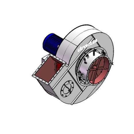 Вентилятор ВДН-11,2.1 (Dн)-1-Л60-ОН-ст3-1081-(з дв.)15-1000-80-У2-(з НА)