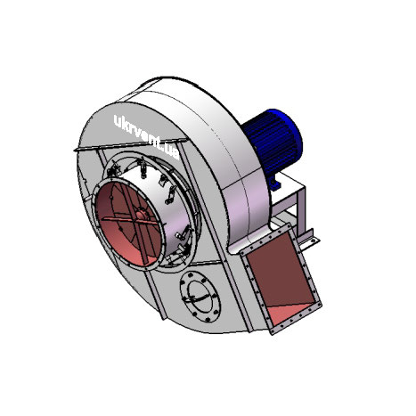 Вентилятор ВДН-11,2.1 (Dн)-1-Пр30-ОН-ст3-1081-(з дв.)15-1000-80-У2-(з НА)
