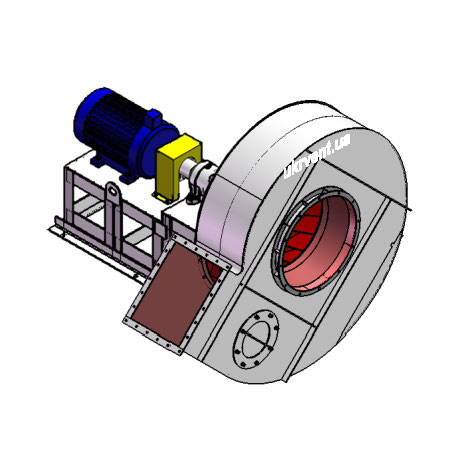 Вентилятор ВДН-11,2.1 (Dн)-3-Л45-ОН-ст3-1081-(з дв.)15-1000-80-У2-(без НА)