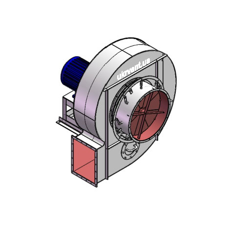 Вентилятор ВДН-12,5.1 (Dн)-1-Л0-ОН-ст3-1081-(з дв.)30-1000-80-У2-(з НА)