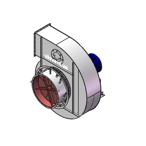 Вентилятор ВДН-12,5.1 (Dн)-1-Пр180-ОН-ст3-1081-(з дв.)30-1000-80-У2-(з НА)