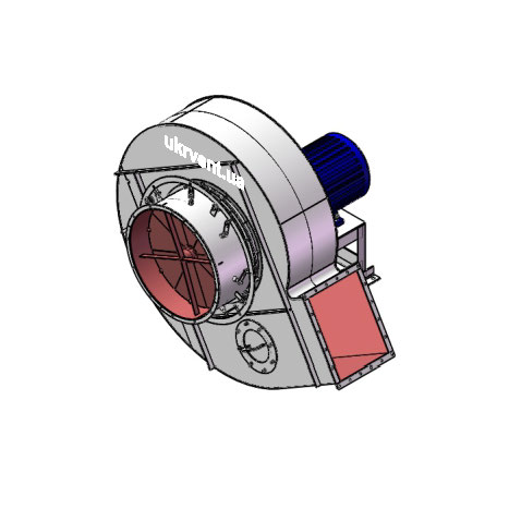 Вентилятор ВДН-12,5.1 (Dн)-1-Пр30-ОН-ст3-1081-(з дв.)30-1000-80-У2-(з НА)