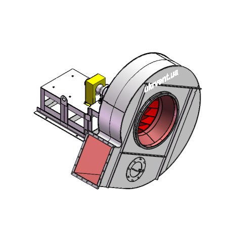 Вентилятор ВДН-12,5.1 (Dн)-3-Л30-ОН-ст3-1081-(без дв.)30-1000-80-У2-(без НА)