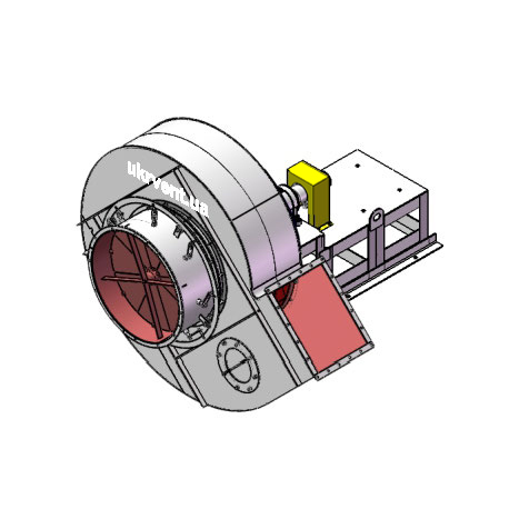 Вентилятор ВДН-12,5.1 (Dн)-3-Пр45-ОН-ст3-1081-(без дв.)30-1000-80-У2-(з НА)