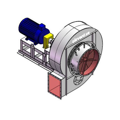 Вентилятор ВДН-12,5.1 (Dн)-3-Л0-ОН-ст3-1081-(з дв.)30-1000-80-У2-(з НА)