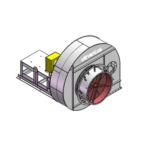 Вентилятор ВДН-13.1 (Dн)-3-Л270-ОН-ст3-1081-(без дв.)30-1000-80-У2-(з НА)