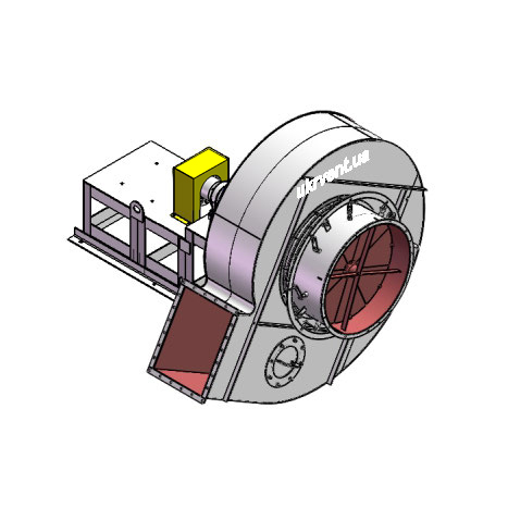 Вентилятор ВДН-13.1 (Dн)-3-Л30-ОН-ст3-1081-(без дв.)30-1000-80-У2-(з НА)