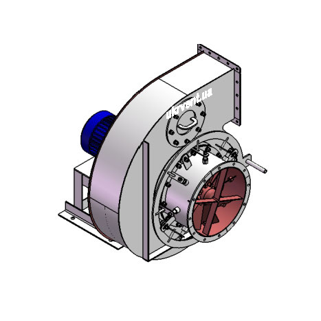 Вентилятор ВДН-6,3.1 (Dн)-1-Л180-ВЗ-AISI316Ti-1081-(з дв.)22-3000-80-У2-(з НА)
